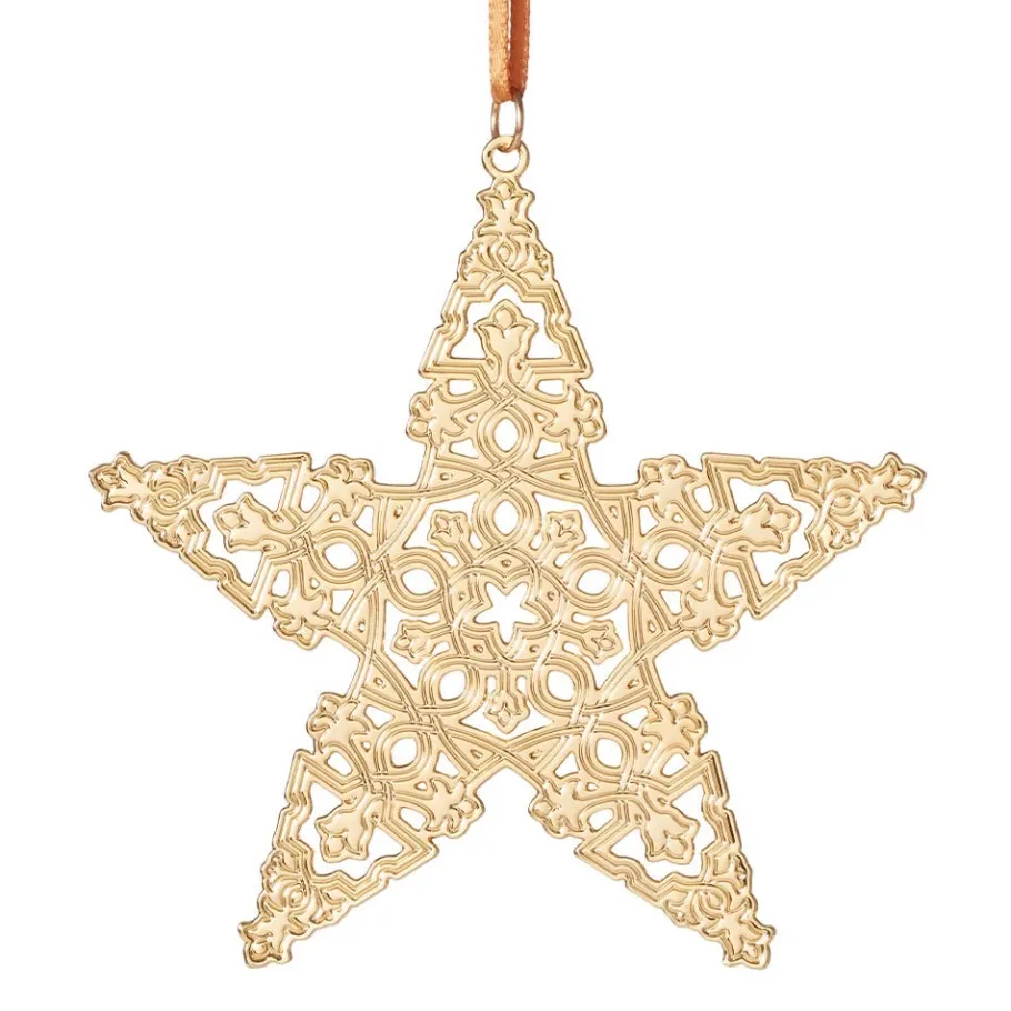 The Met Store Ornaments*2024 Sterling Silver Star and Snowflake Ornament Set