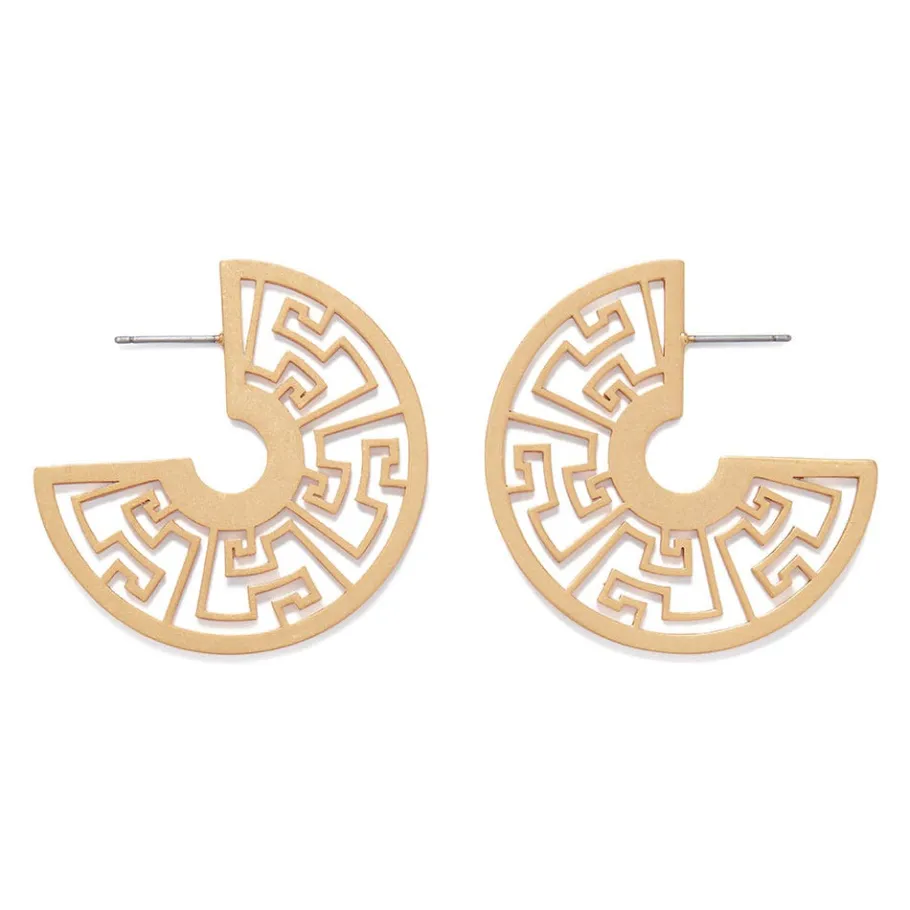 The Met Store Earrings*Ancient Fretwork Earrings