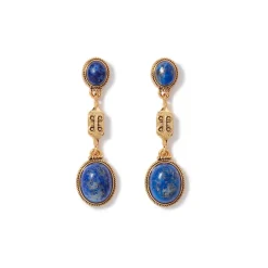 The Met Store Jewelry Sets*Ancient Gems Multistone Statement Necklace and Triple-Drop Lapis Earrings Set