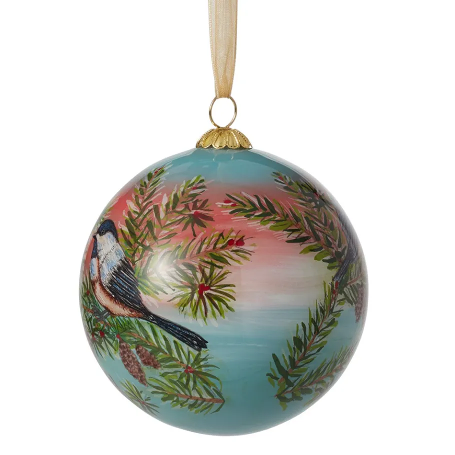 The Met Store Ornaments*Birds of America Hand-Painted Glass Ornament Set