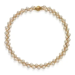 The Met Store Necklaces*Braided Pearl Necklace