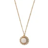 The Met Store Necklaces*Celestial Symbols Carved Mother-of-Pearl Pendant Necklace