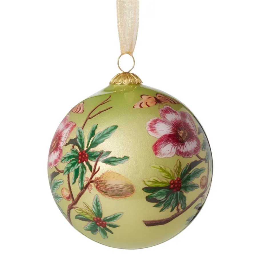 The Met Store Ornaments*Chelsea Botanicals Hand-Painted Glass Ornament Set