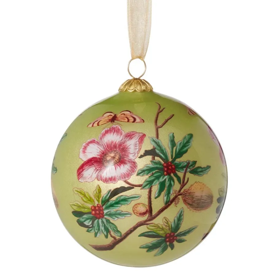 The Met Store Ornaments*Chelsea Botanicals Hand-Painted Glass Ornament Set