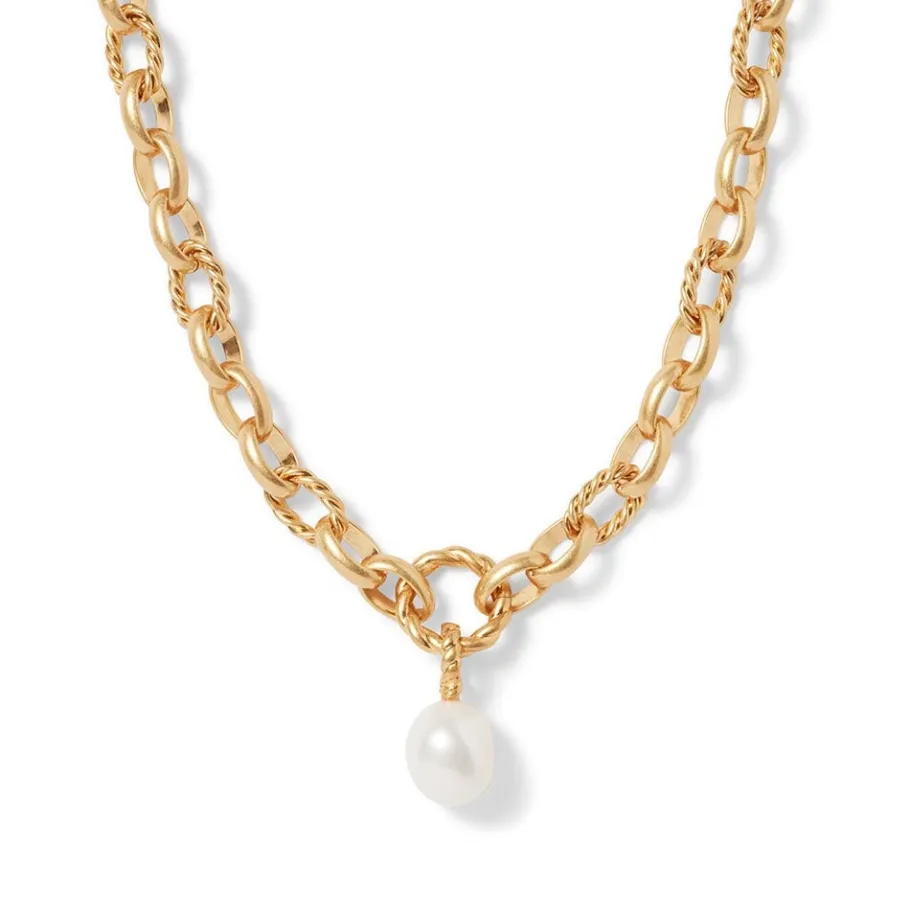 The Met Store Necklaces*Cypriot Twist Pearl Chain Pendant Necklace