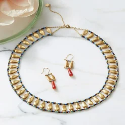 The Met Store Necklaces*Egyptian Fringe Collar Necklace