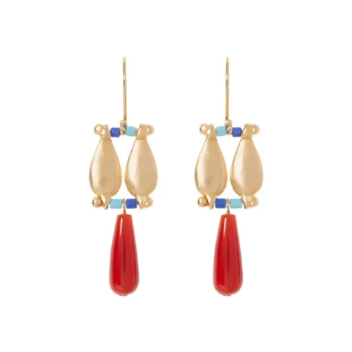 The Met Store Earrings*Egyptian Fringe Drop Earrings