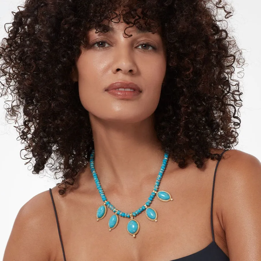 The Met Store Necklaces*Egyptian Hathor Turquoise Multi-Drop Necklace
