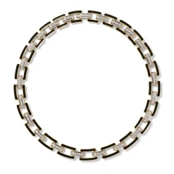 The Met Store Jewelry Sets*European Buckle Enamel Collar Necklace and Drop Earrings Set
