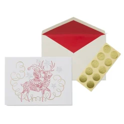 The Met Store Holiday Cards*Gordon: Santa Riding Reindeer Fine Holiday Cards