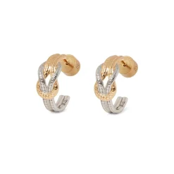 The Met Store Earrings*Herakles Knot Hoop Earrings
