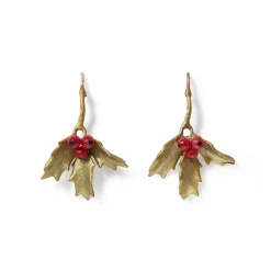 The Met Store Earrings*Holly Berry Jade Drop Earrings