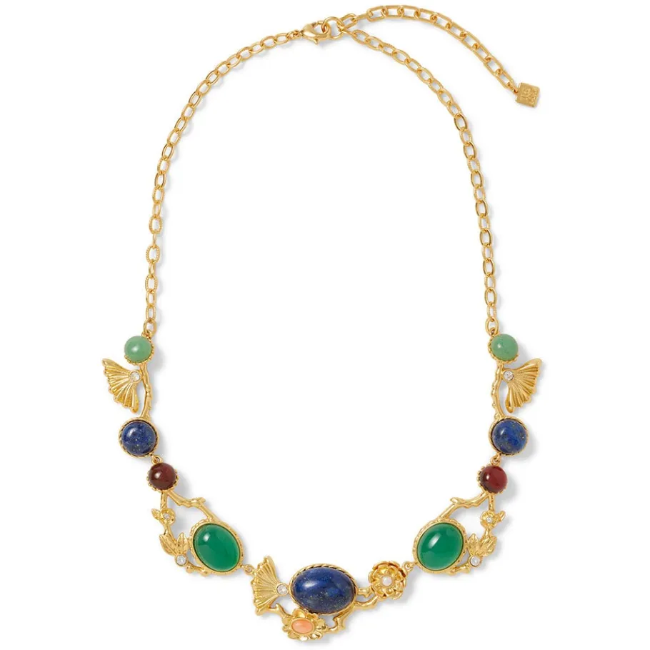 The Met Store Jewelry Sets*Japanese Imari Collar Necklace and Linear Drop Earrings Set