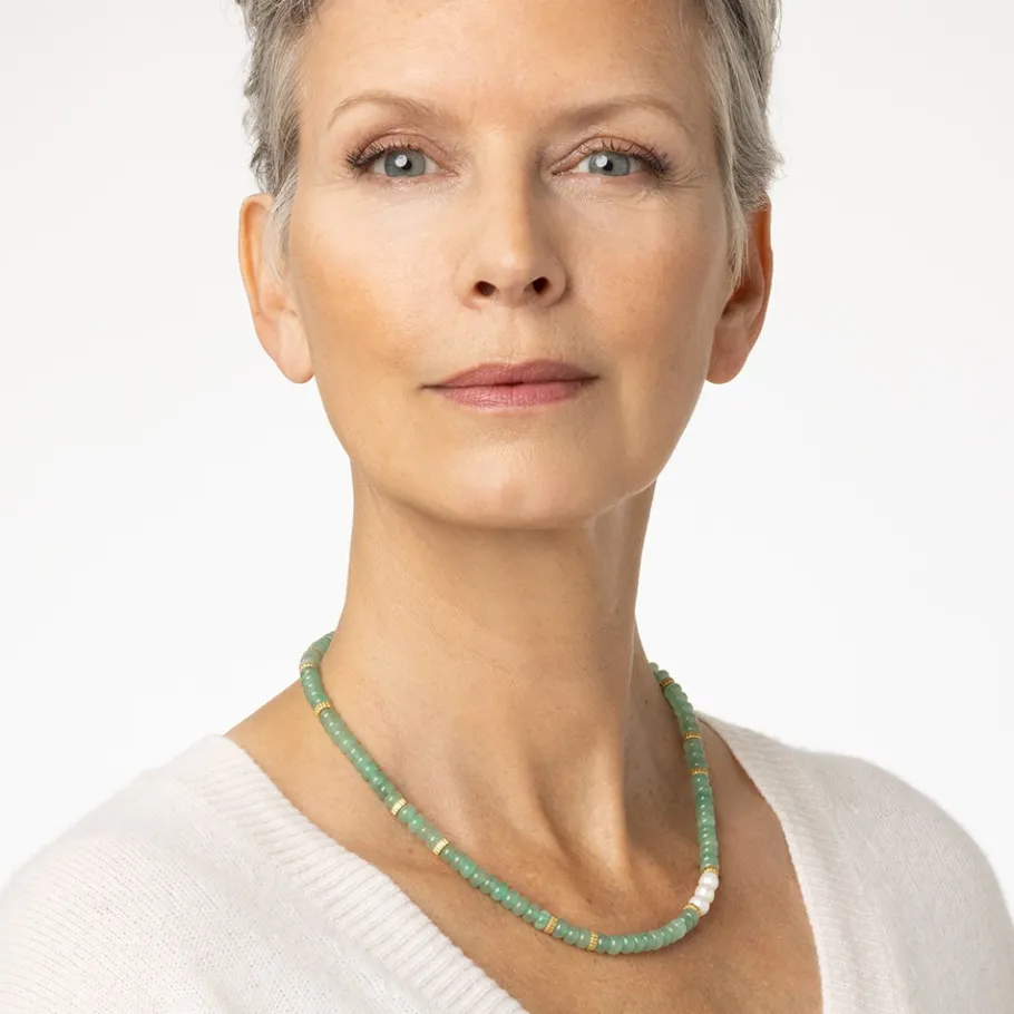 The Met Store Necklaces*Karavas Gems Aventurine Beaded Necklace