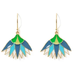 The Met Store Earrings*Lotus Blossom Drop Earrings