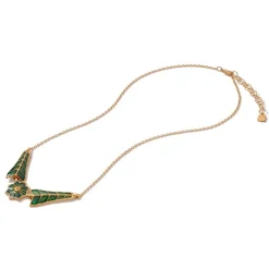 The Met Store Necklaces*Lotus Pagoda Plique-à-Jour Pendant Necklace