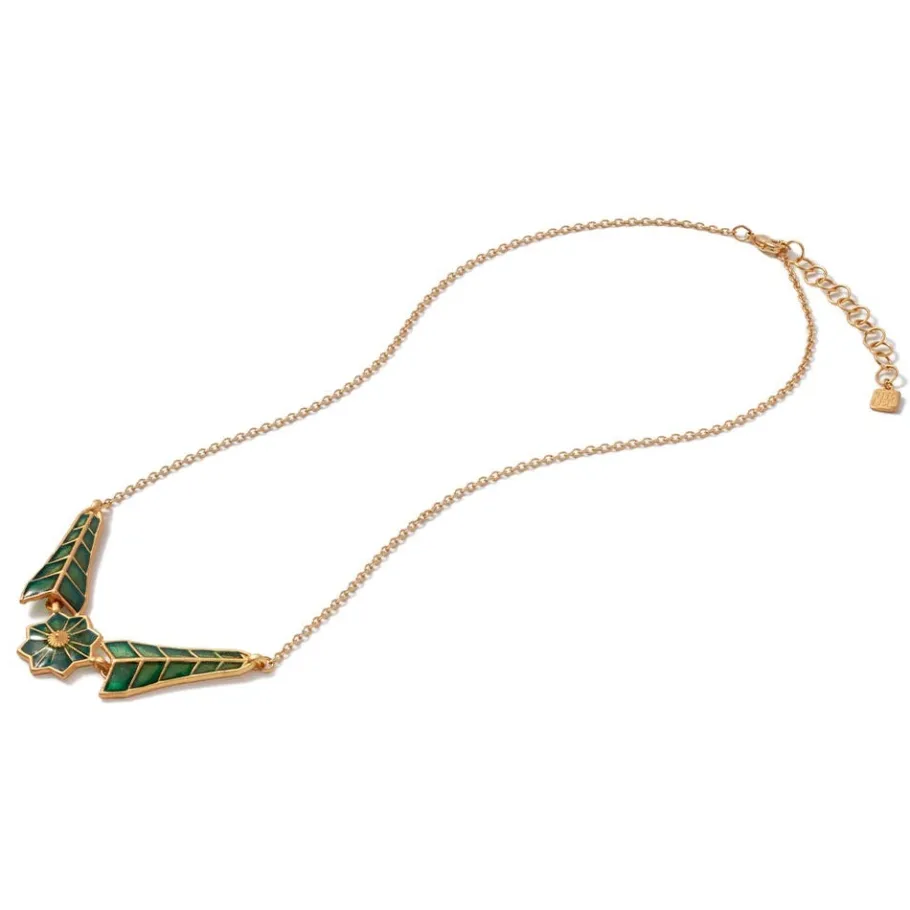 The Met Store Necklaces*Lotus Pagoda Plique-à-Jour Pendant Necklace