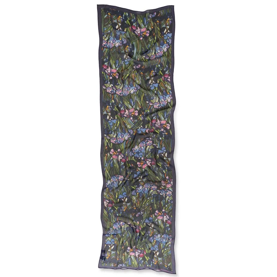The Met Store Scarves & Wraps*Louis C. Tiffany Irises Oblong Silk Scarf