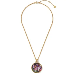 The Met Store Necklaces*Magnolias and Irises Enamel Pendant Necklace