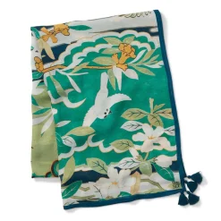 The Met Store Scarves & Wraps*Ming Birds and Flowering Branches Oversize Oblong Scarf
