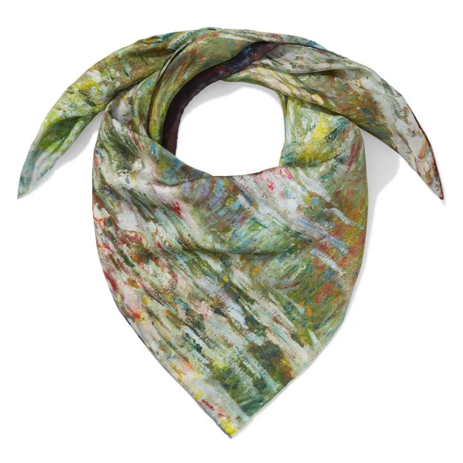 The Met Store Scarves & Wraps*Monet Blooms Double-Sided Square Silk Scarf