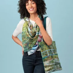 The Met Store Scarves & Wraps*Monet Blooms Double-Sided Square Silk Scarf