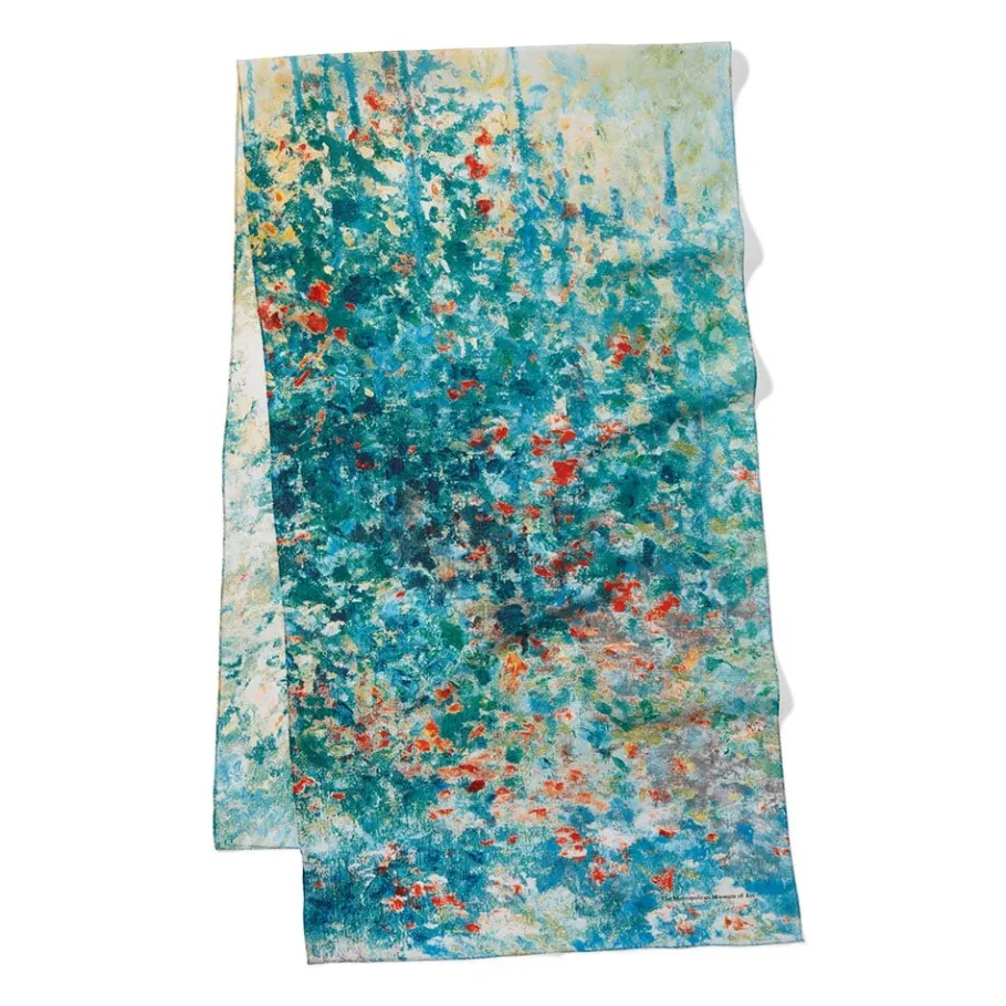 The Met Store Scarves & Wraps*Monet Garden at Argenteuil Oblong Silk Scarf