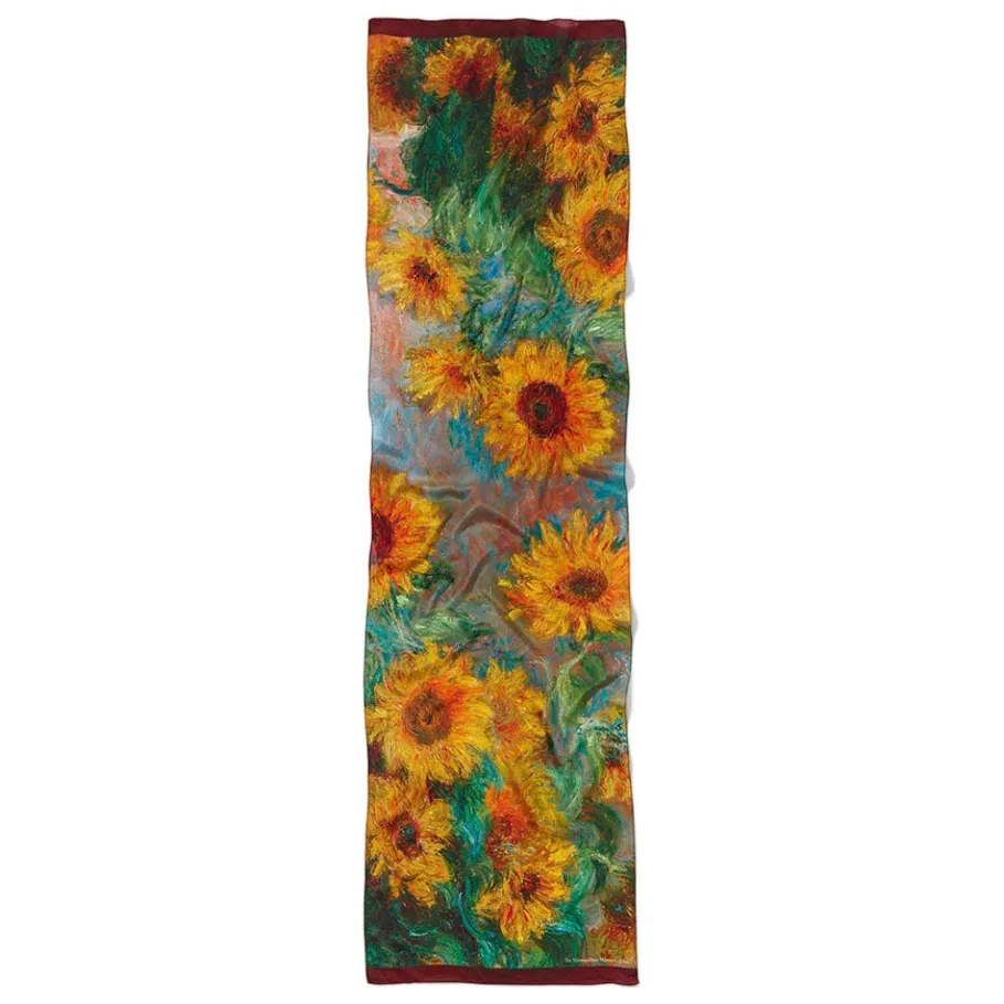 The Met Store Scarves & Wraps*Monet Sunflowers Oblong Silk Scarf