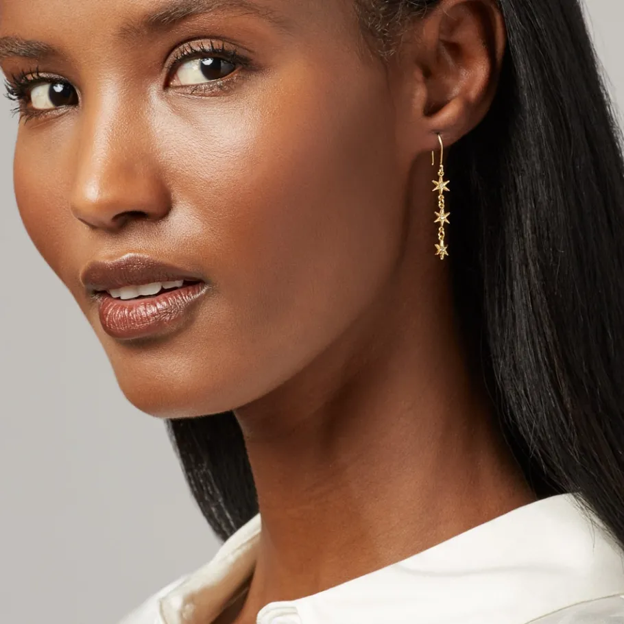 The Met Store Earrings*Moon and Stars Drop Earrings