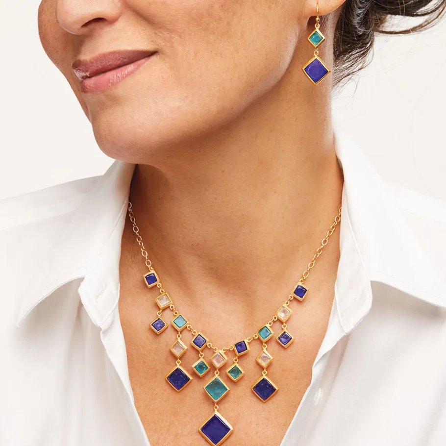 The Met Store Earrings*Mosaic Column Drop Earrings