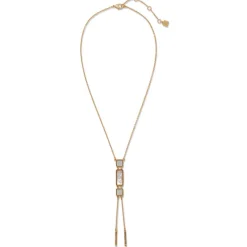 The Met Store Necklaces*Mother-of-Pearl Tile Double Lariat Necklace
