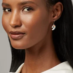 The Met Store Earrings*Paintbrush and Palette Drop Earrings