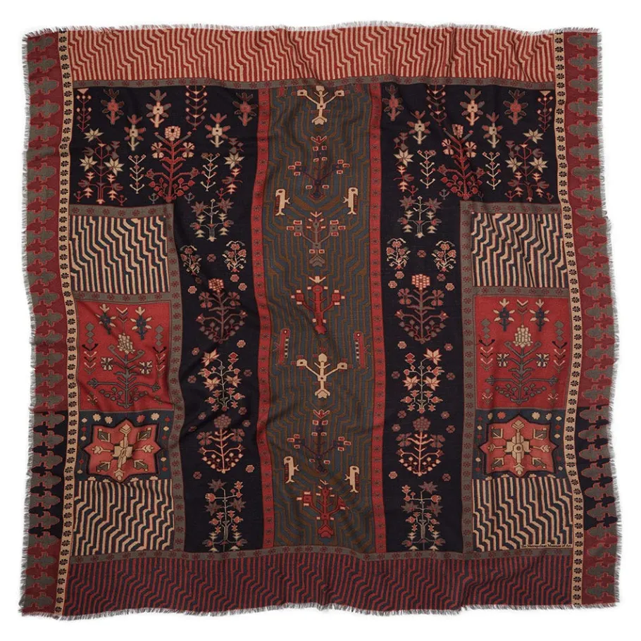 The Met Store Scarves & Wraps*Persian Garden Oversize Square Wool Scarf