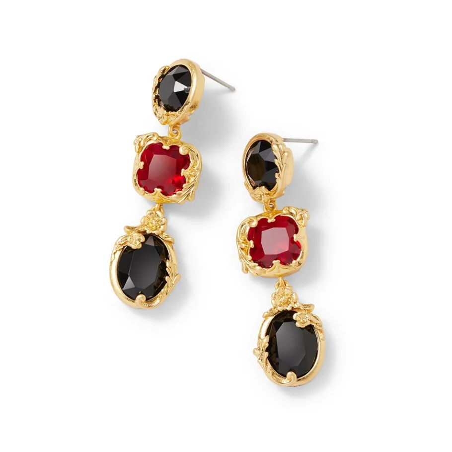 The Met Store Earrings*Rococo Motifs Drop Earrings