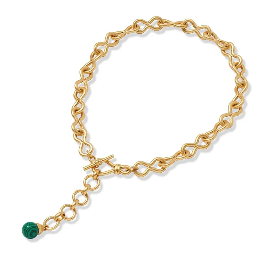 The Met Store Necklaces*Roman Malachite Statement Necklace