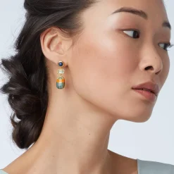 The Met Store Earrings*Royal Scarab Drop Earrings