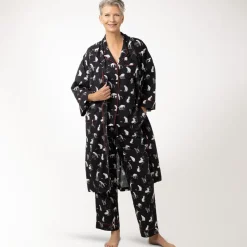 The Met Store Clothing*Steinlen Cats Unisex Cotton Robe
