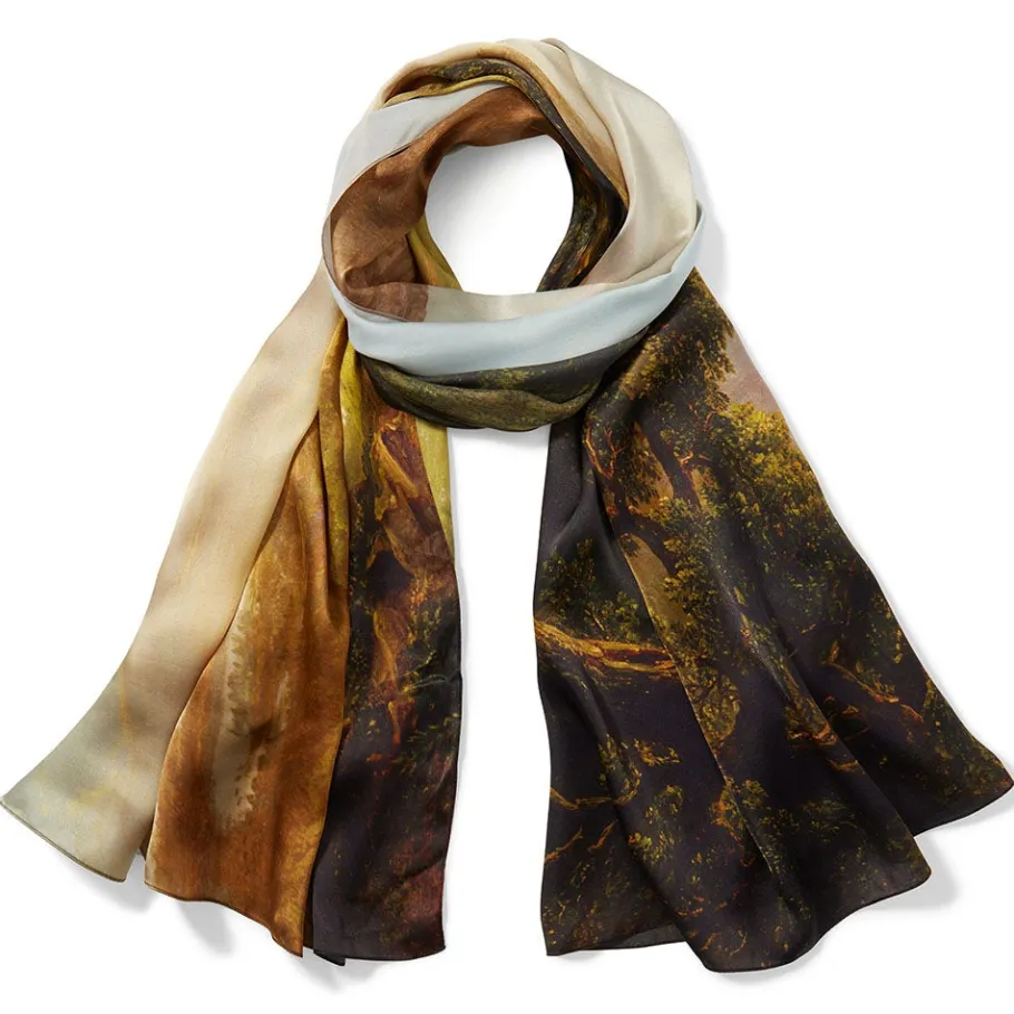 The Met Store Scarves & Wraps*Sublime Landscapes Durand Oversize Oblong Silk Scarf