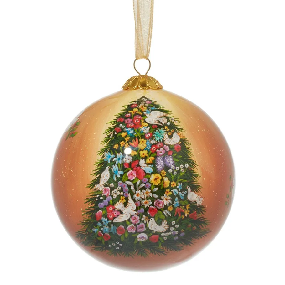 The Met Store Ornaments*Tait-Henson Bower of Beauty Hand-Painted Glass Ornament