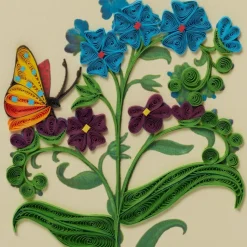 The Met Store Notecards & Correspondence*The Met Cloisters Garden Forget-Me-Not Quilled Card