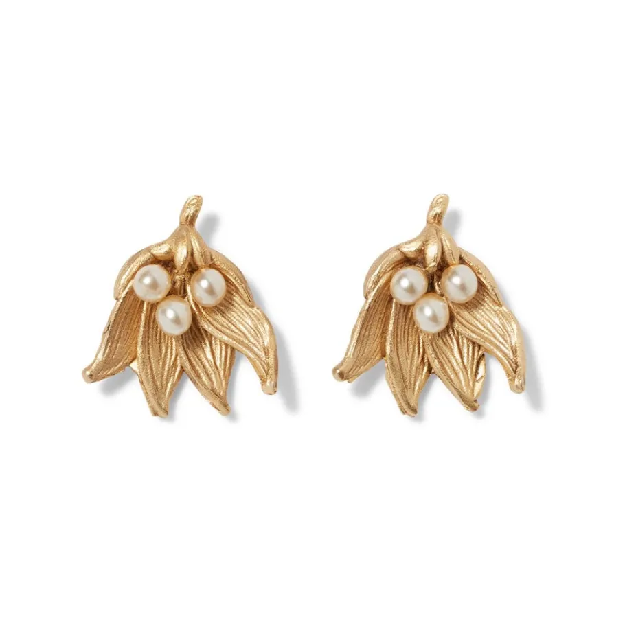 The Met Store Earrings*The Met Cloisters Garden Fava Bean Stud Earrings