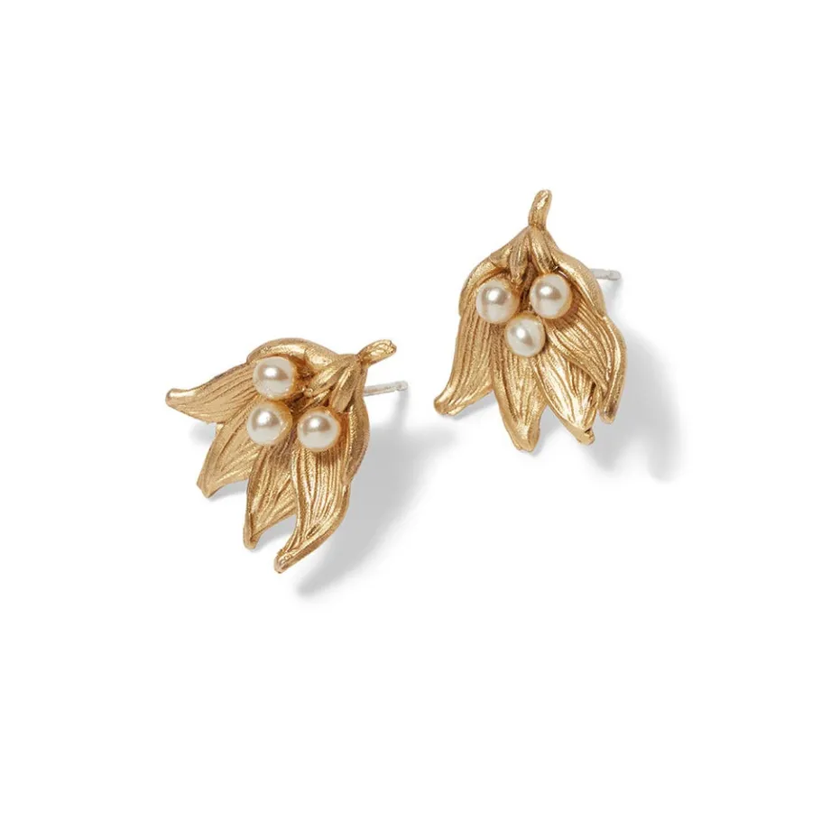 The Met Store Earrings*The Met Cloisters Garden Fava Bean Stud Earrings