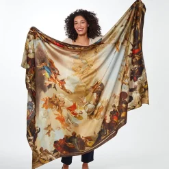 The Met Store Scarves & Wraps*Tiepolo Allegory of the Planets and Continents Oversize Unisex Oblong Silk Scarf