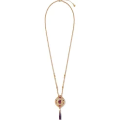 The Met Store Necklaces*Turkish Amethyst Long Pendant Necklace