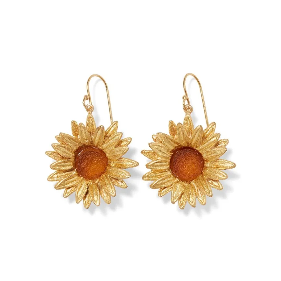 The Met Store Earrings*Van Gogh Sunflower Drop Earrings