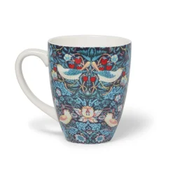 The Met Store Tableware*William Morris Strawberry Thief Covered Mug with Tea Infuser