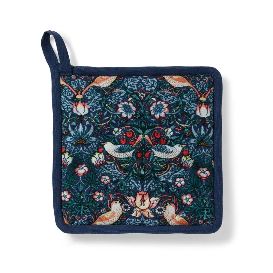 The Met Store Tableware*William Morris Strawberry Thief Pot Holder and Oven Mitt Set
