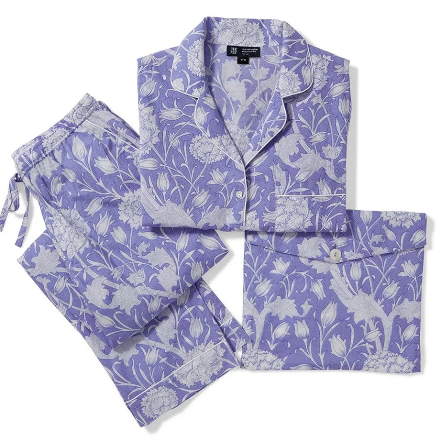The Met Store Clothing*William Morris Wild Tulip Women's Cotton Pajamas